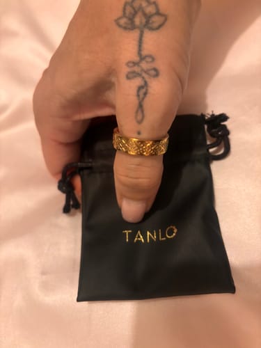 Customer photo review of Titāna gredzens "Zalkša josta"