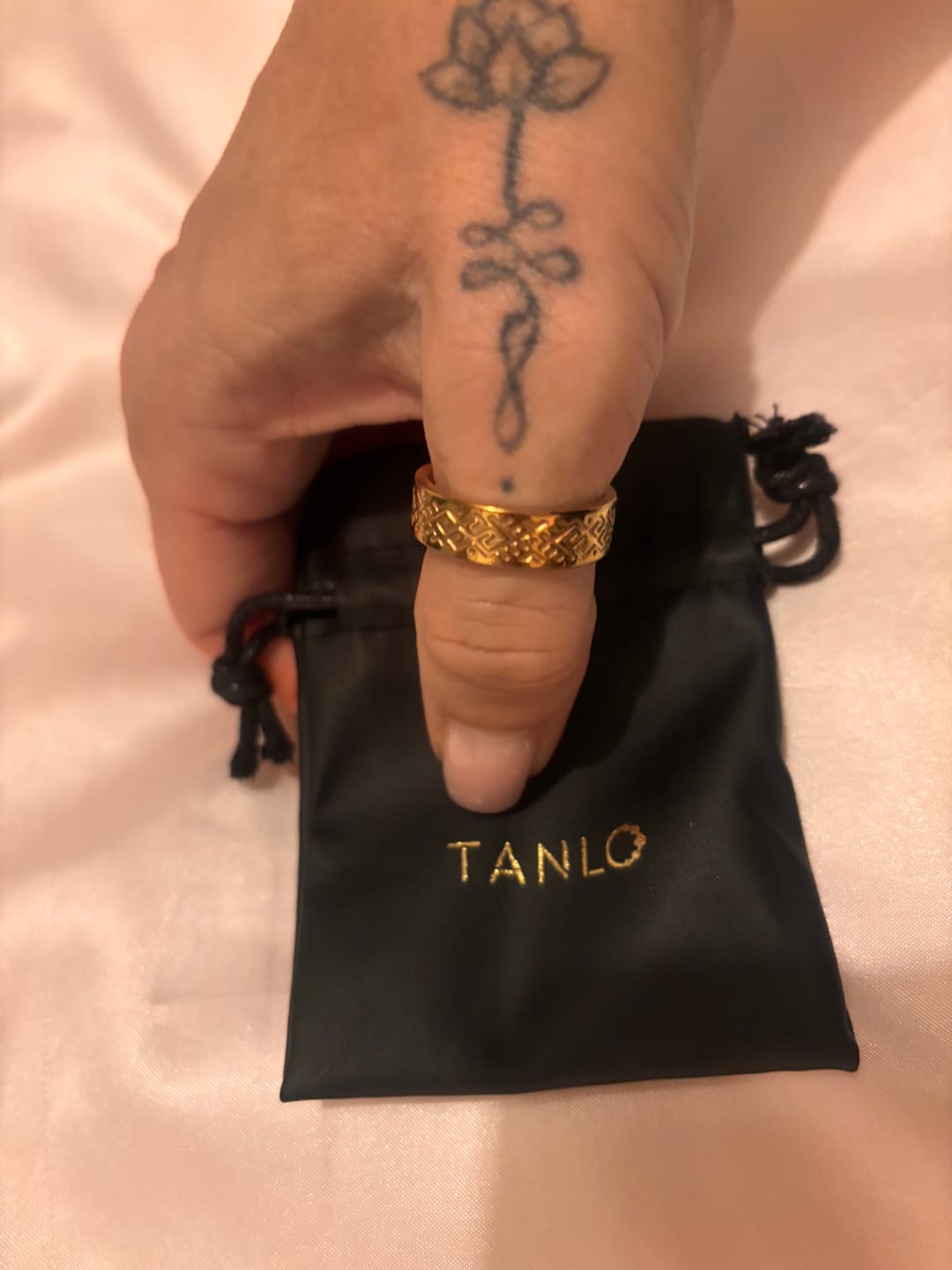 Customer photo review of Titāna gredzens "Zalkša josta"