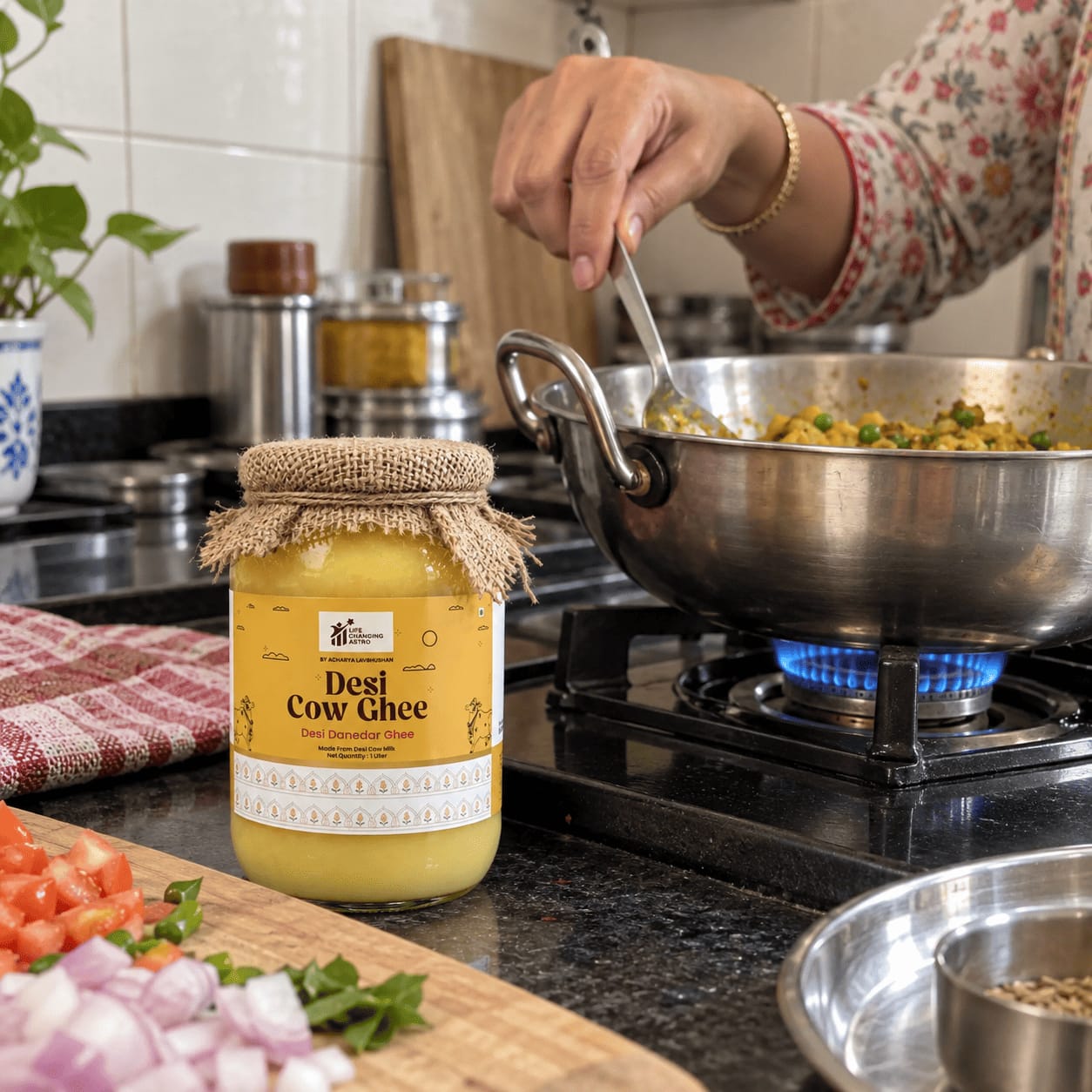 Customer photo review of Desi Cow Ghee