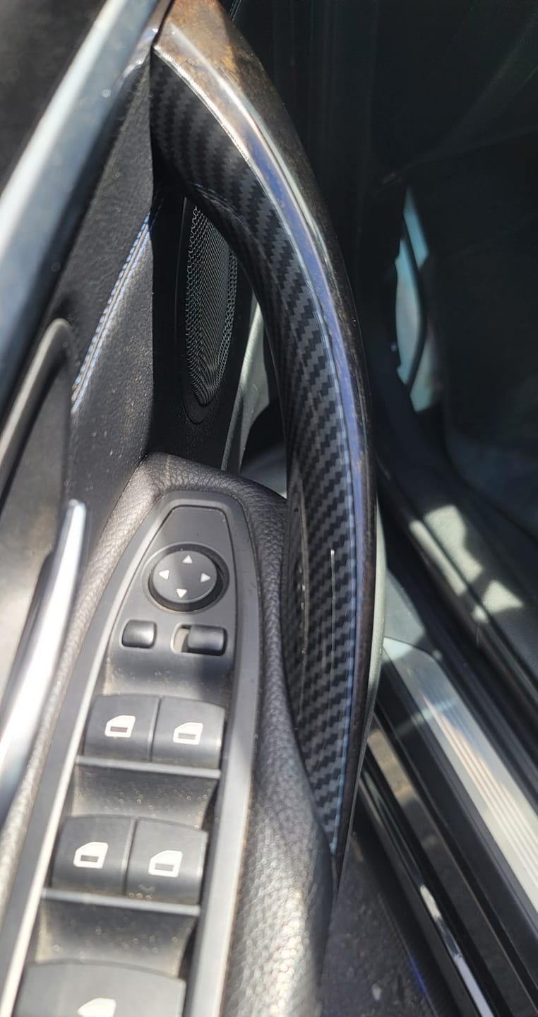 Customer photo review of Interior Door Handle Covers for BMW 3 & 4 Series – Fix Sticky Handles, No Disassembly | 2-Piece Set