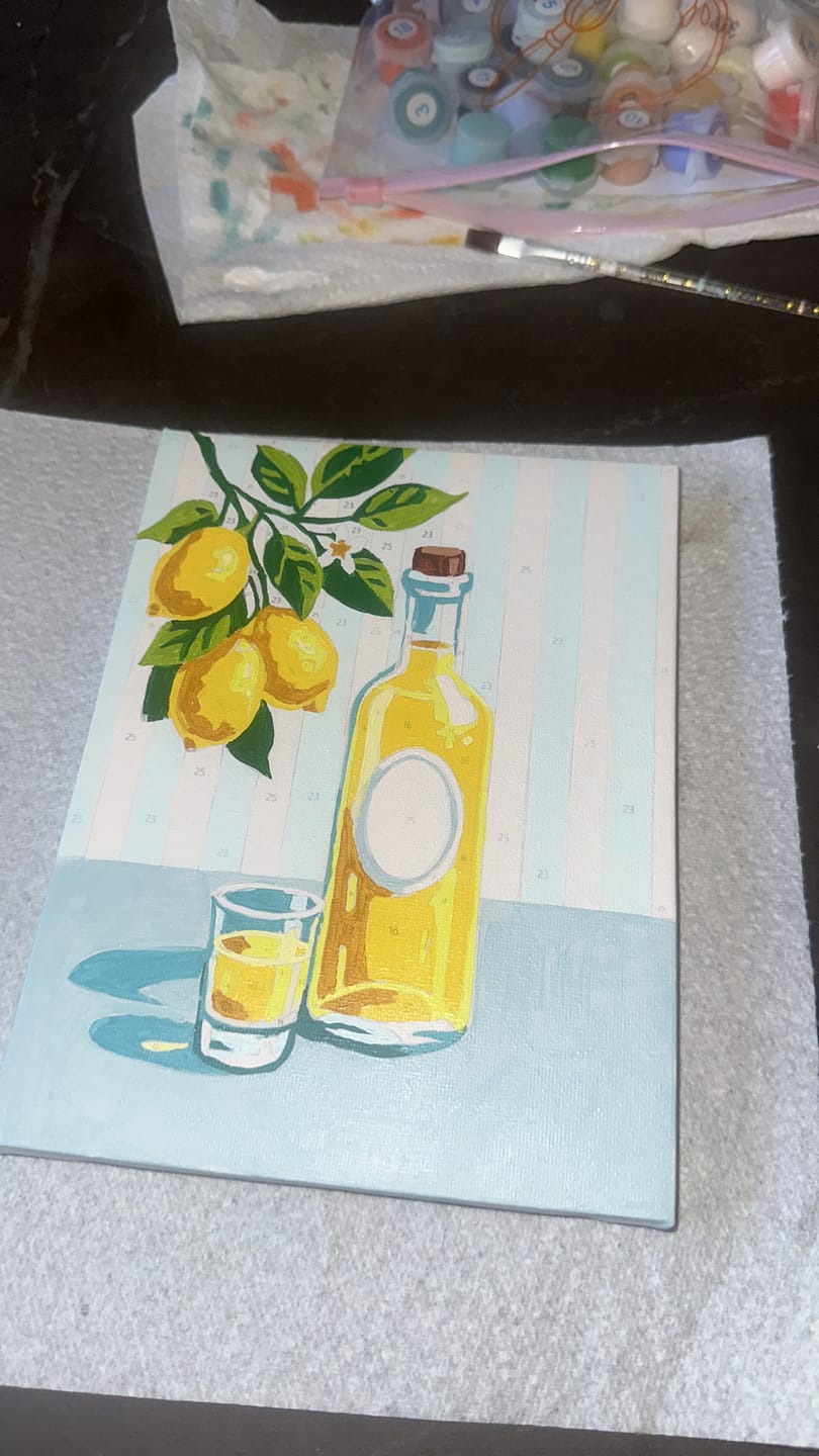 Customer photo review of 6 Mini Paintings - Dolce Vita Set