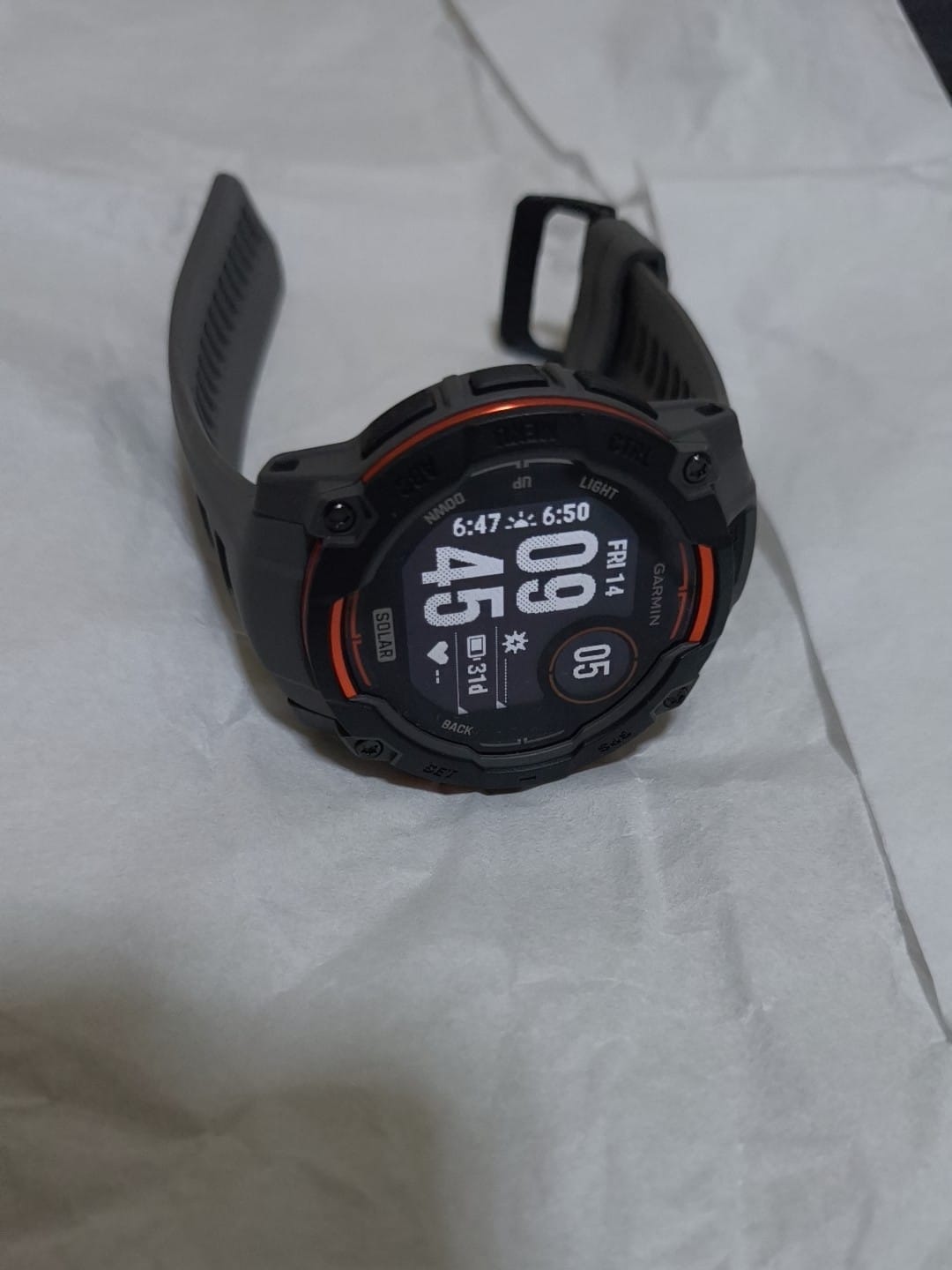 Customer photo review of Garmin Instinct 3 Solar