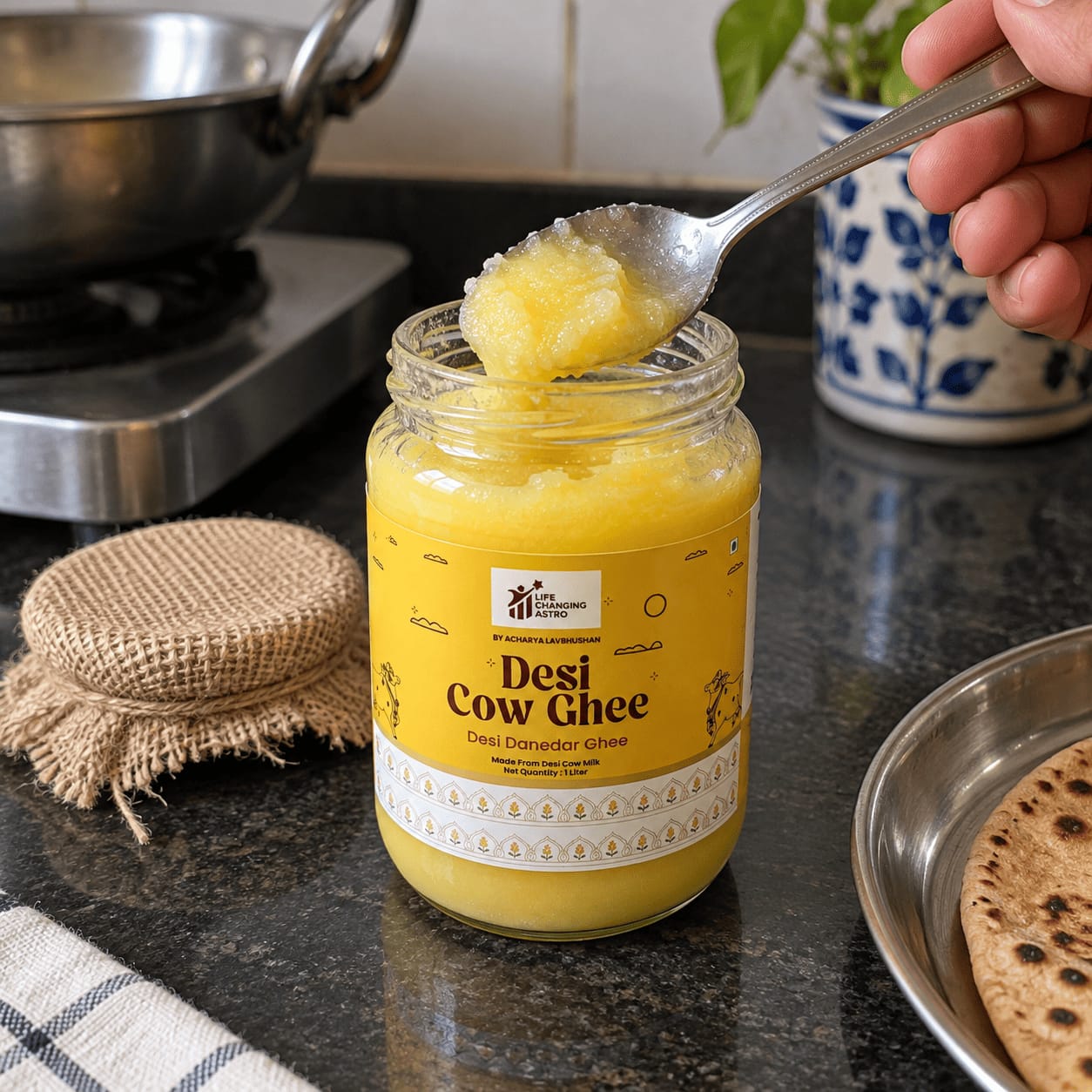 Customer photo review of Desi Cow Ghee