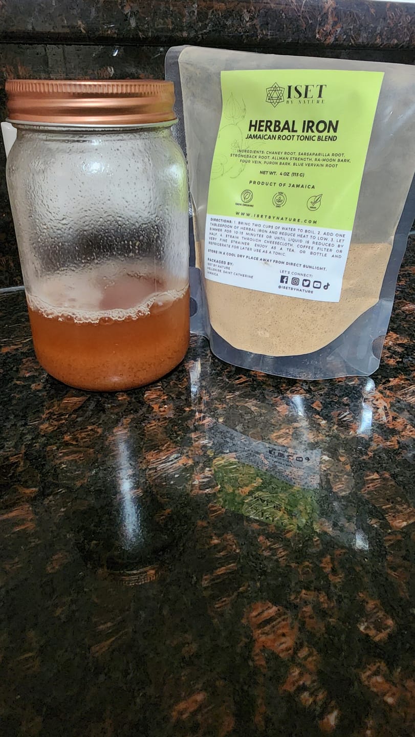 Customer photo review of Herbal Iron Roots™ Formula
