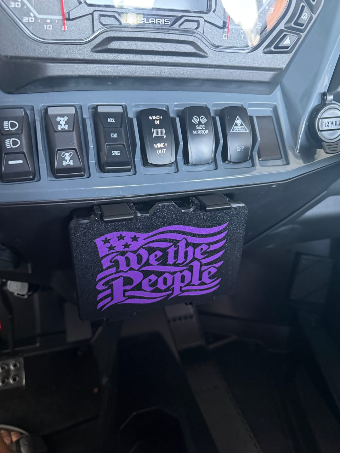 Customer photo review of Stash Box for 2024–2026 Polaris RZR XP and XPS 1000 – Factory-Fit Storage