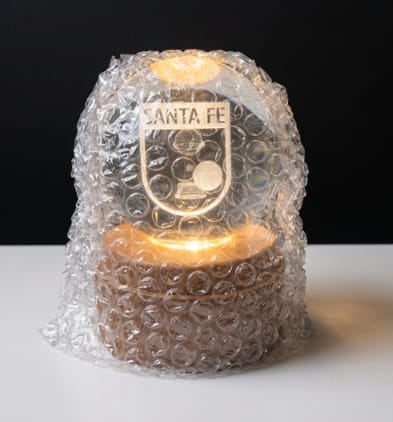 Customer photo review of Esferas giratorias de fútbol LED