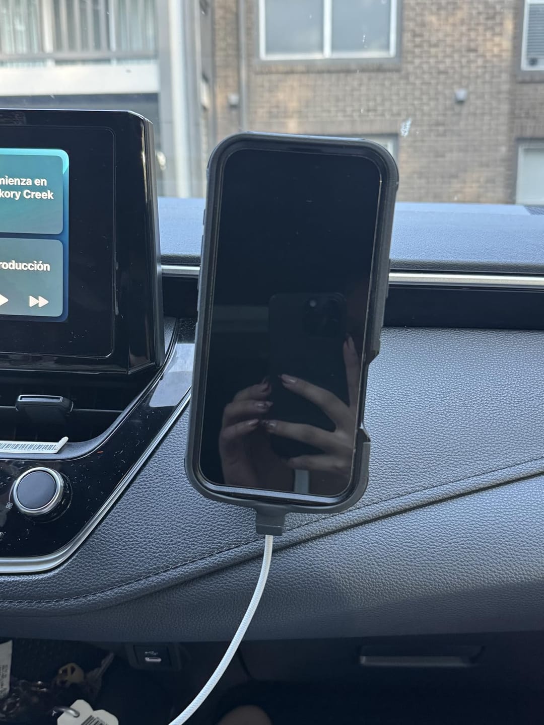 Customer photo review of Tekkvault™ AnchorPro Phone Holder