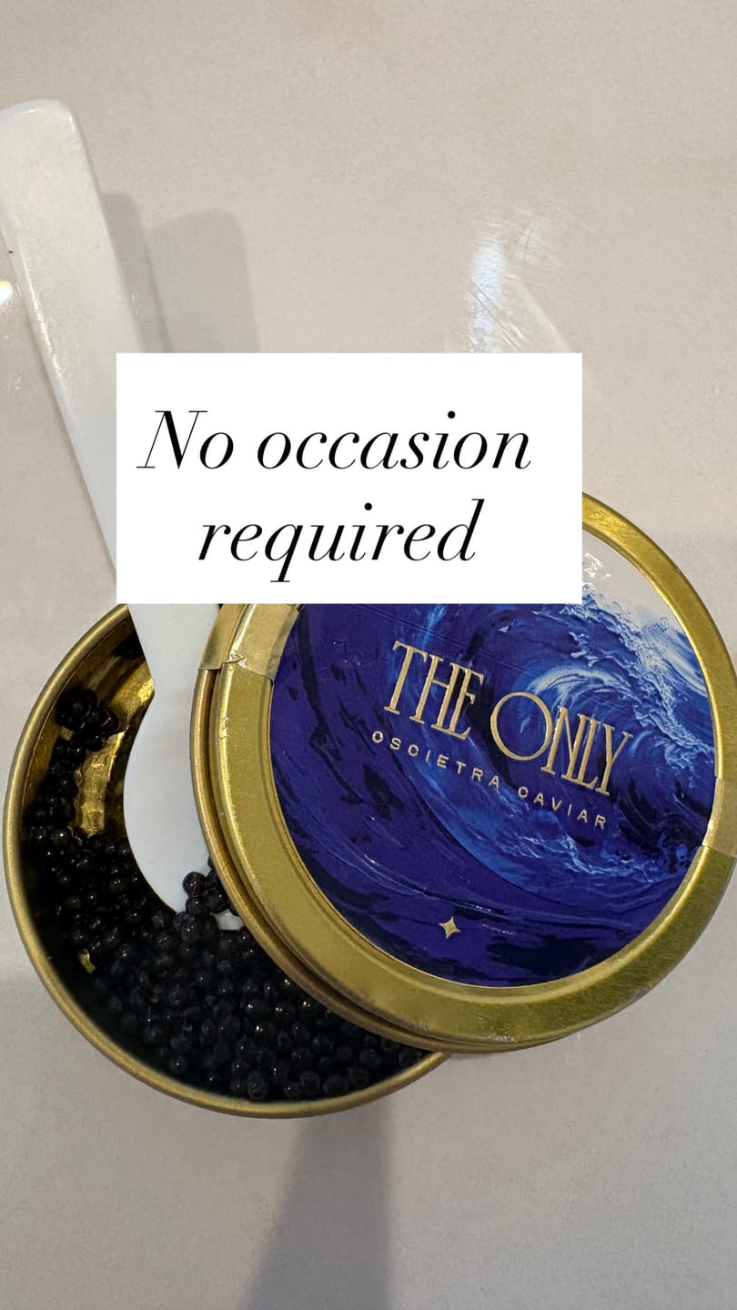 Customer photo review of Oscietra Caviar