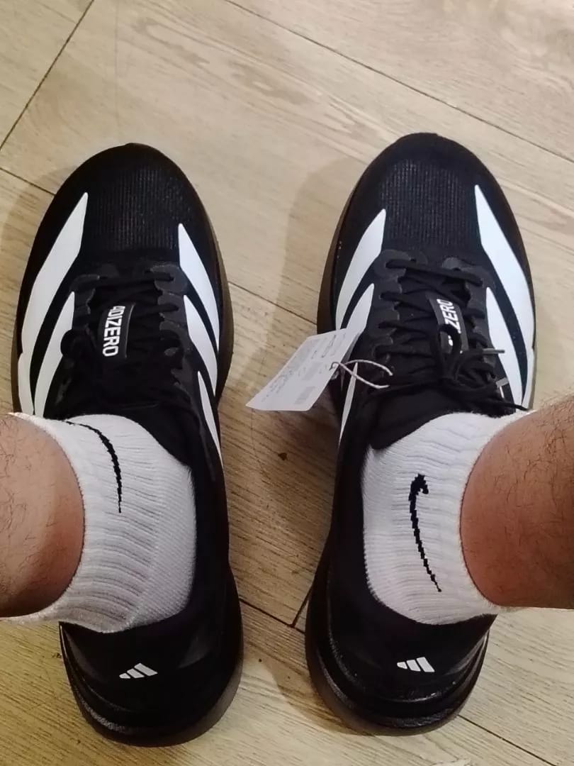 Customer photo review of Adizero Evo SL Core Black & White - AZB