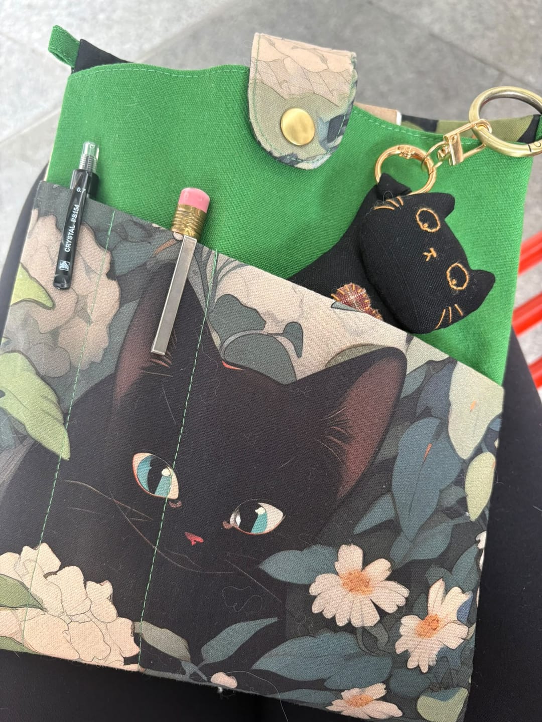 Customer photo review of Animal Print Book & Journal Sleeve with Pocket (Charms Sold Separately)