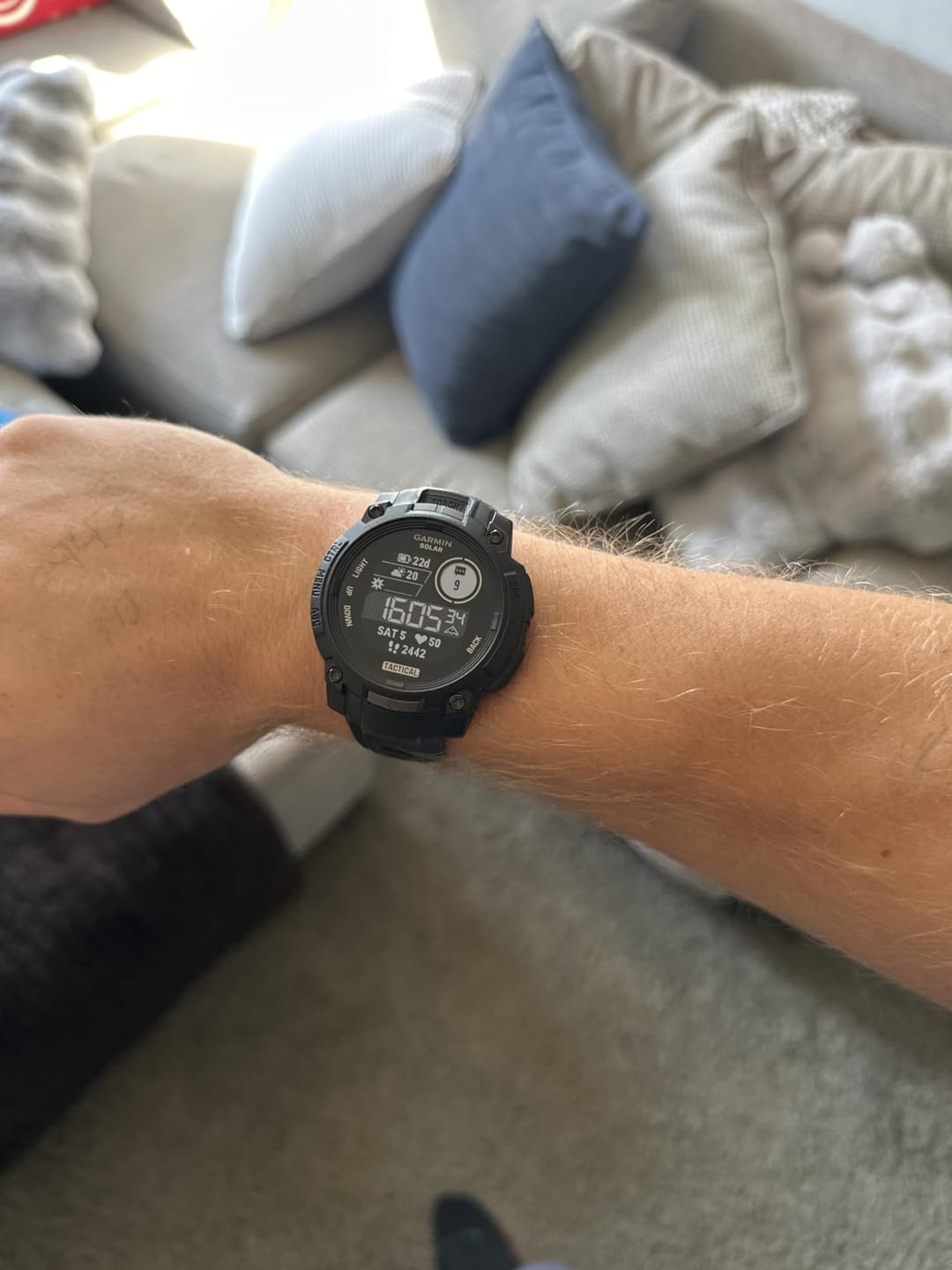 Customer photo review of Garmin Instinct 3 Tactical Edition