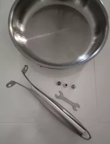 Customer photo review of Poêle Antiadhérente Titane – Cuisinez facilement, sans accrocher