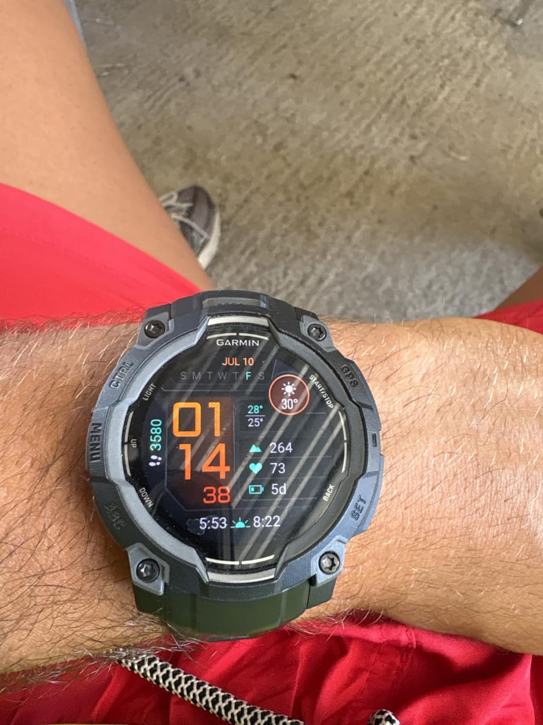 Customer photo review of Garmin Instinct 3 AMOLED