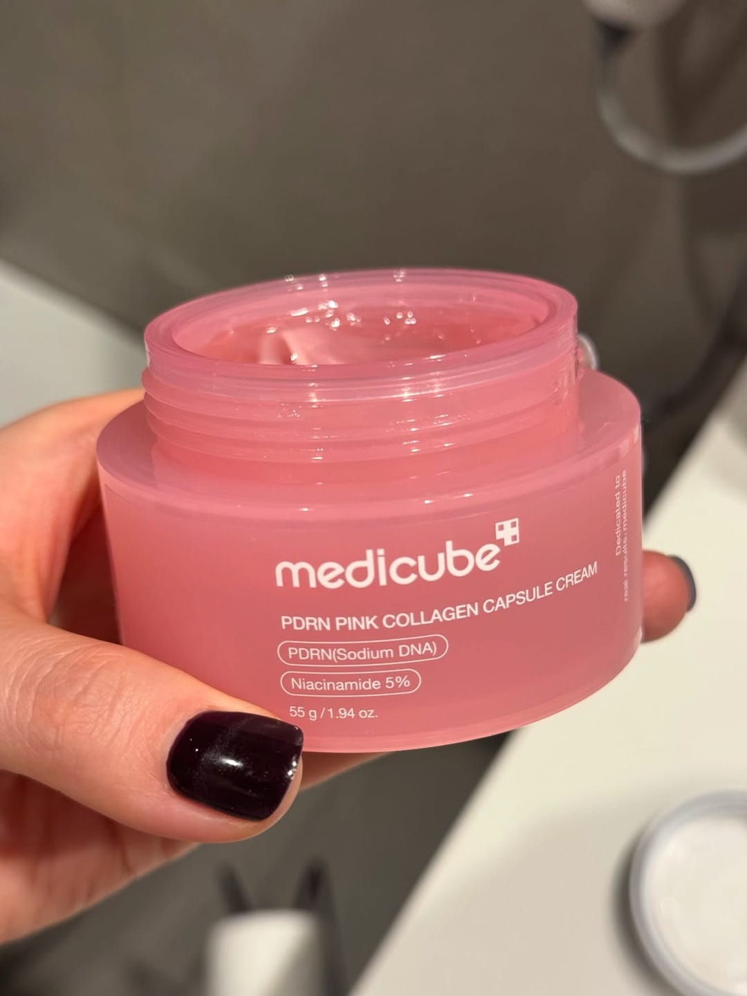Customer photo review of Medicube - PDRN Pink Collagen Capsule Cream 55g