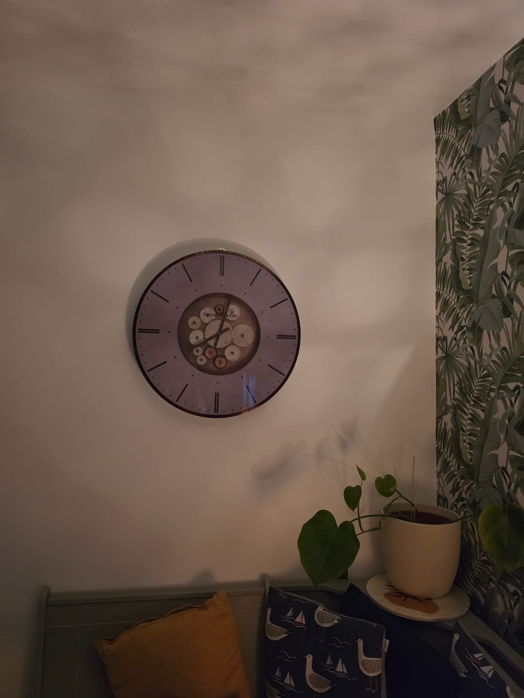 Customer photo review of Thomas Kent London. Clocksmith Cog Wall Clock 21" (53cm) Bronze