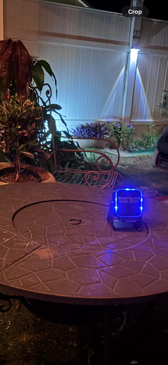 Customer photo review of Parlante de Inducción Portátil con Bluetooth y RGB