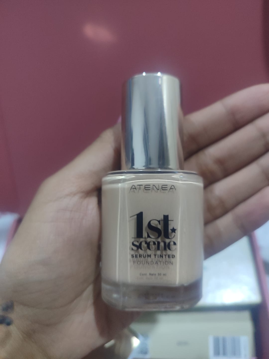 Customer photo review of TINTA DE MAQUILLAJE | SERUM TINTED