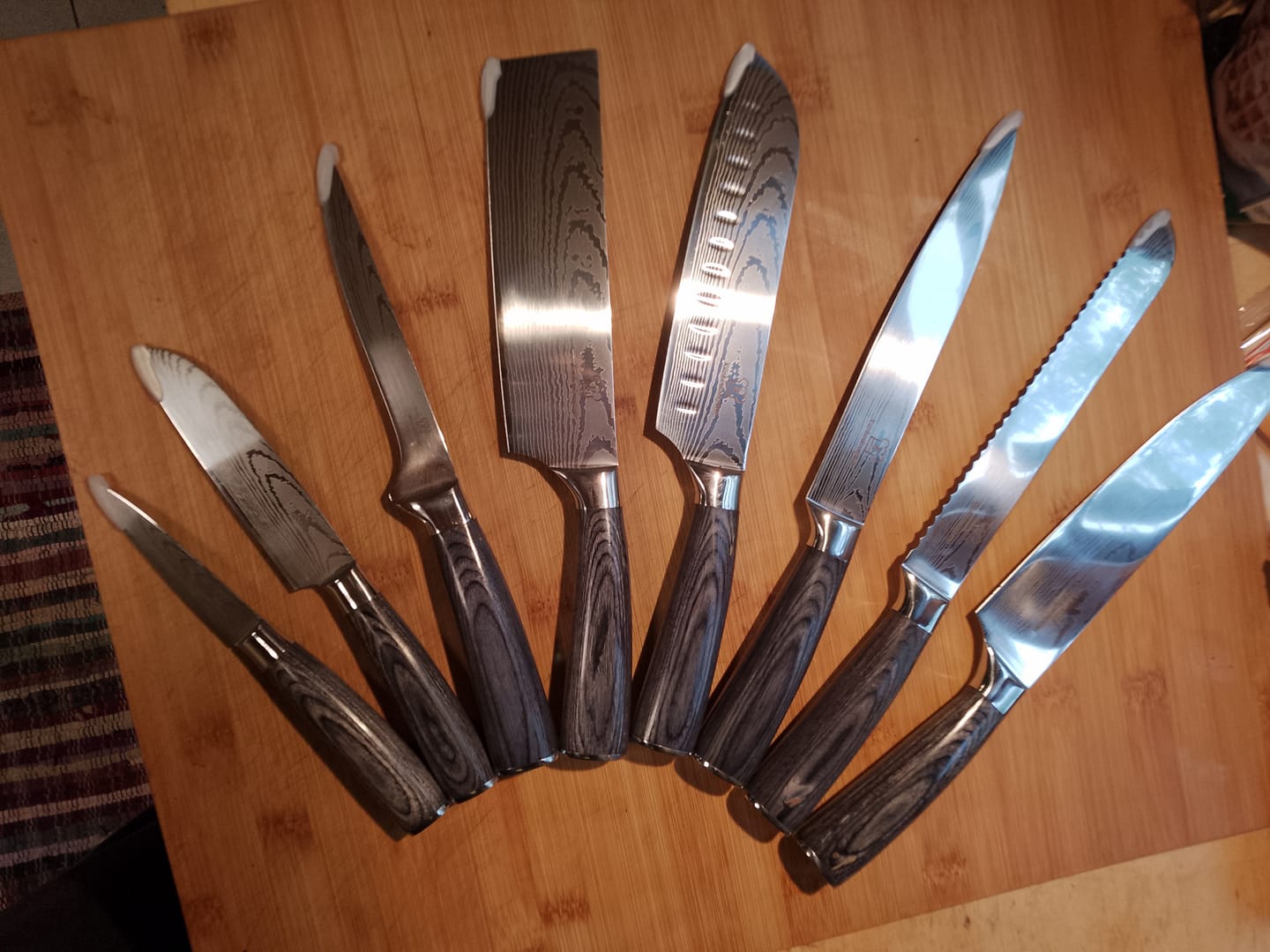 Customer photo review of Kurai Messerset Premium 8-teilig