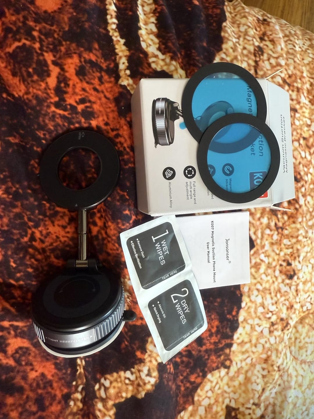 Customer photo review of Tekkvault™ AnchorPro Phone Holder