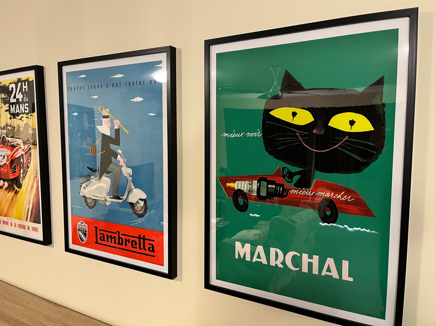 Customer photo review of Marchal Cat | French Vintage Advertising Wall Art Print