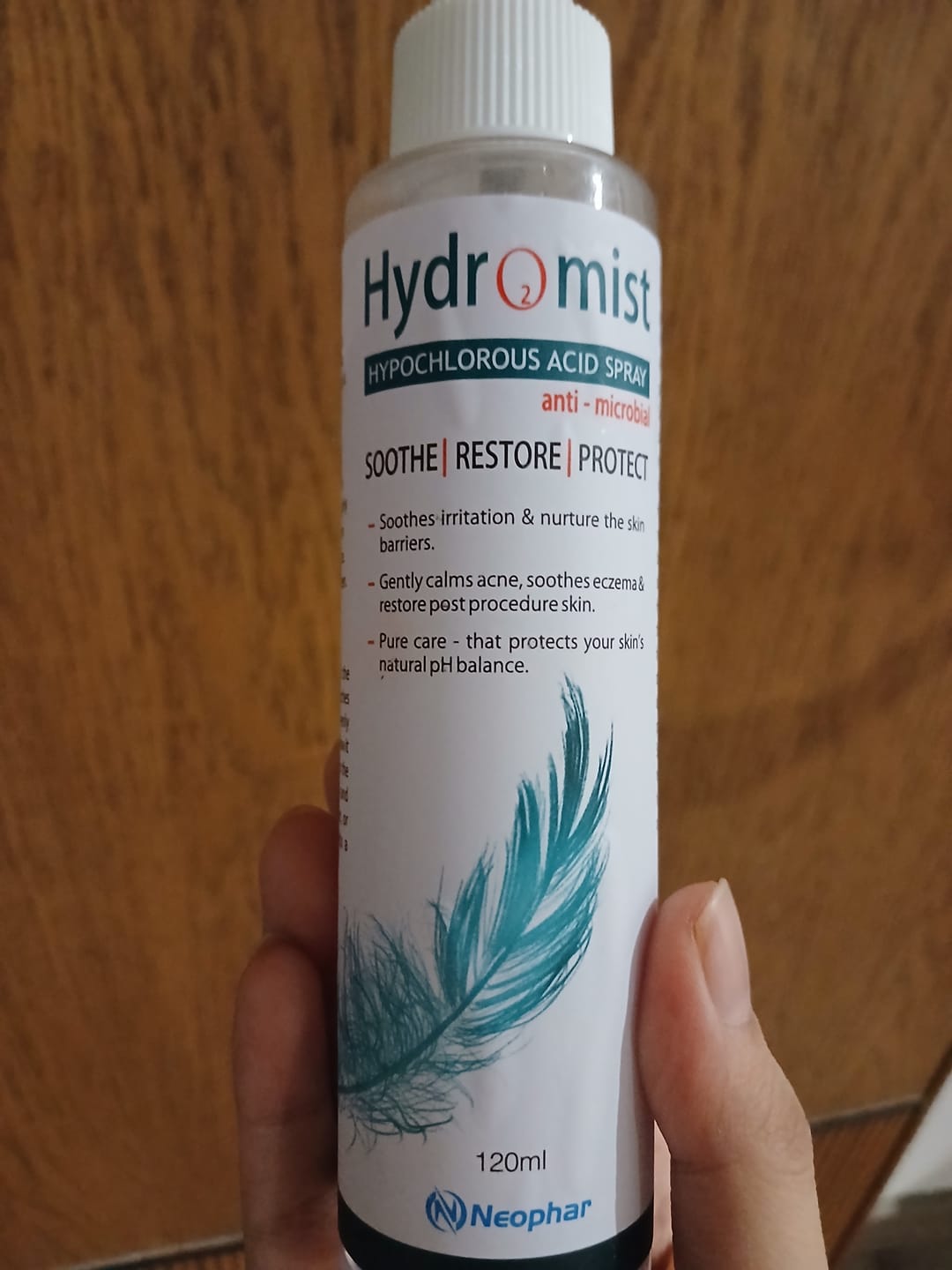 Customer photo review of Hydromist Face Spray