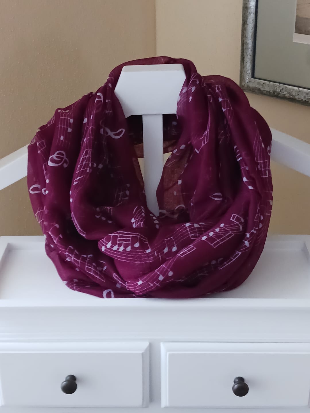 Customer photo review of Stilvolle Musiker Loop-Schals