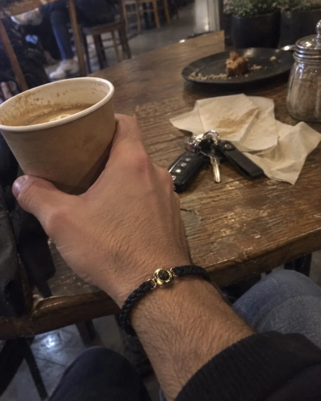 Customer photo review of צמיד קלאסי לגבר