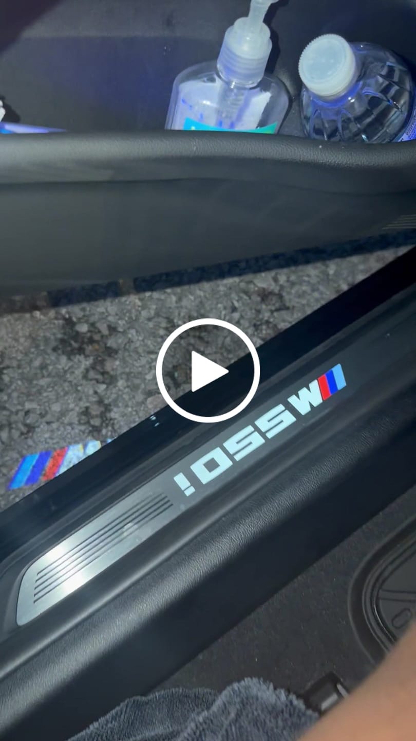 Customer video review of BMW LED DOOR LIGHTS