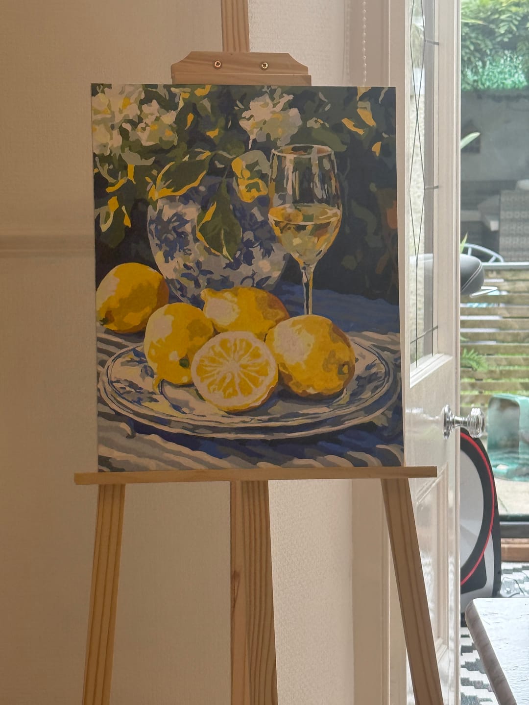 Customer photo review of Lemons and Wine | Paint by Numbers