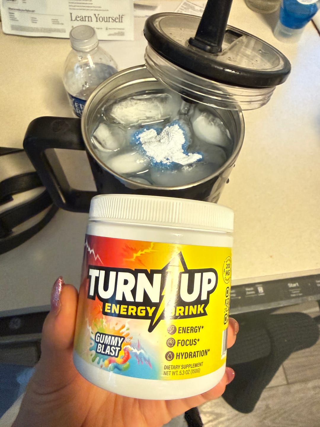 Customer photo review of Turn Up Energy Drink™  - Gummy Blast