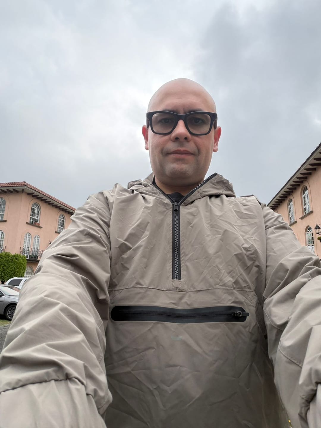 Customer photo review of AeroShell ZipUp Windbreaker - Stone