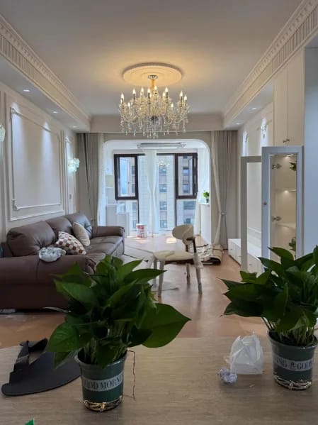 Customer photo review of Villa Crystal Pendant Light