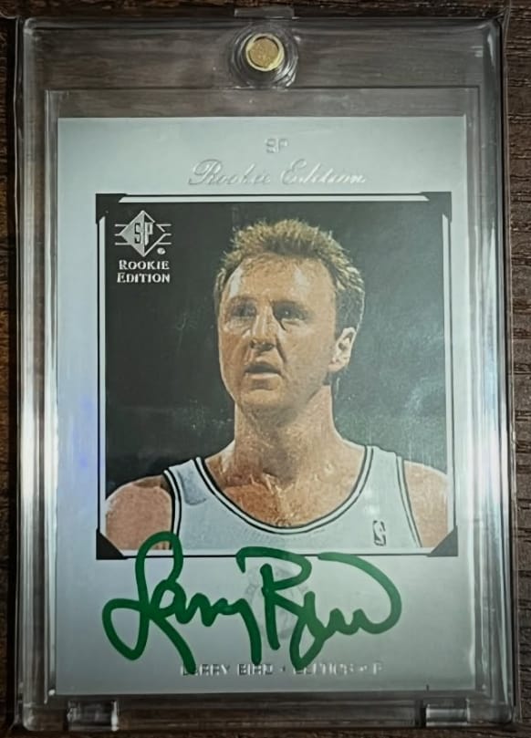 Customer photo review of Larry Bird Autograph Signing