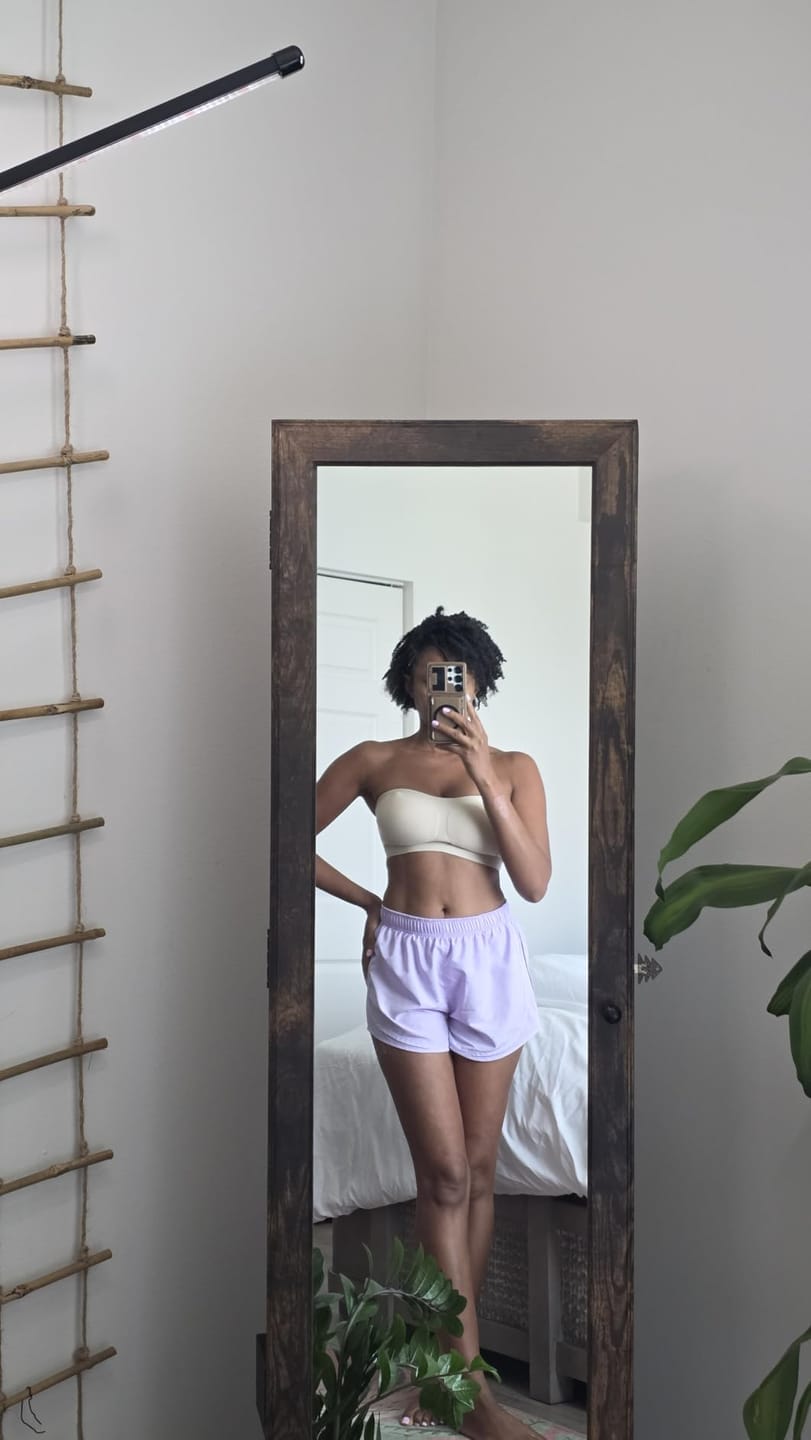 Customer photo review of Seamless Strapless Lift Bra