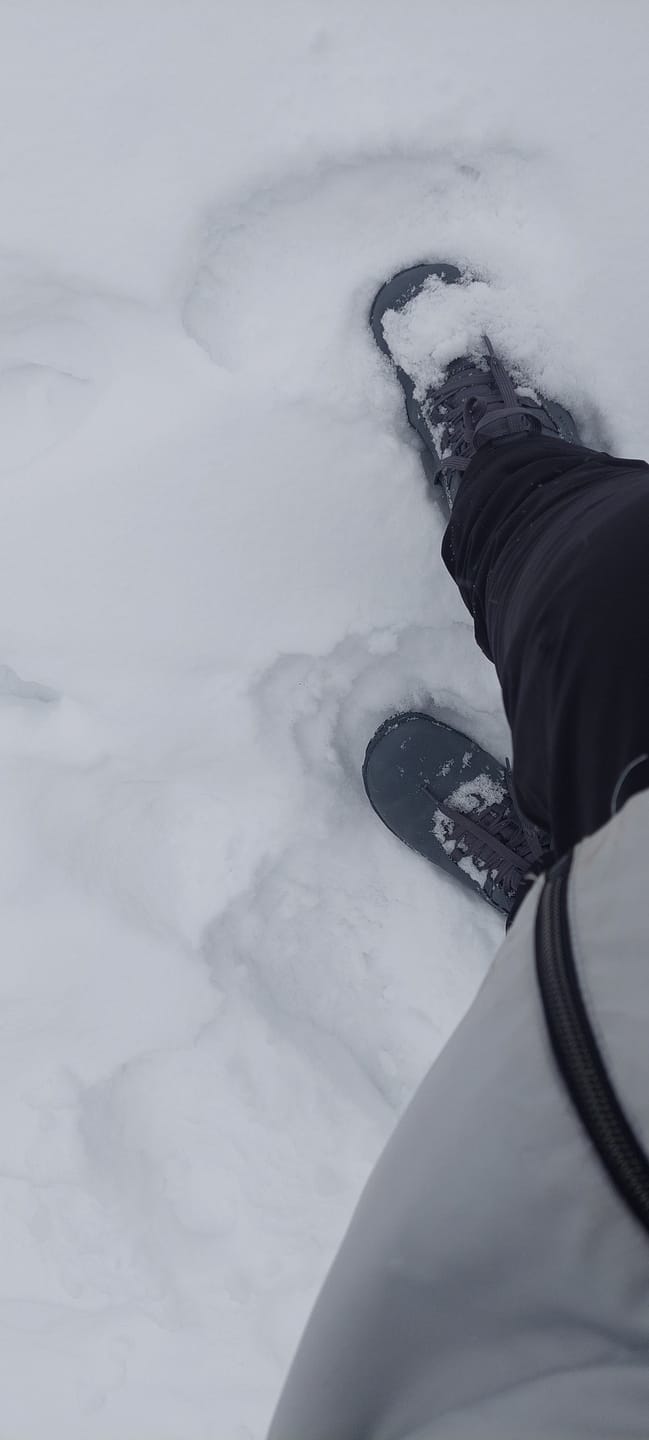 Customer photo review of Vaistoa Uoma 3 | Winter Barefoot Trekking Boots