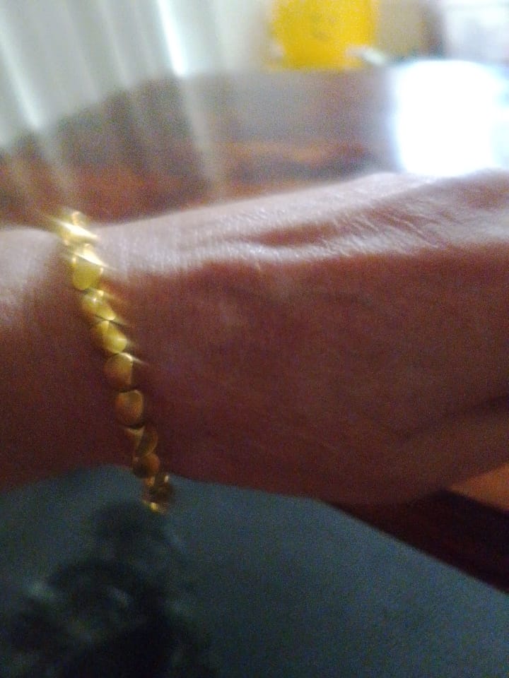 Customer photo review of Tibetan Lucky Copper Bracelet