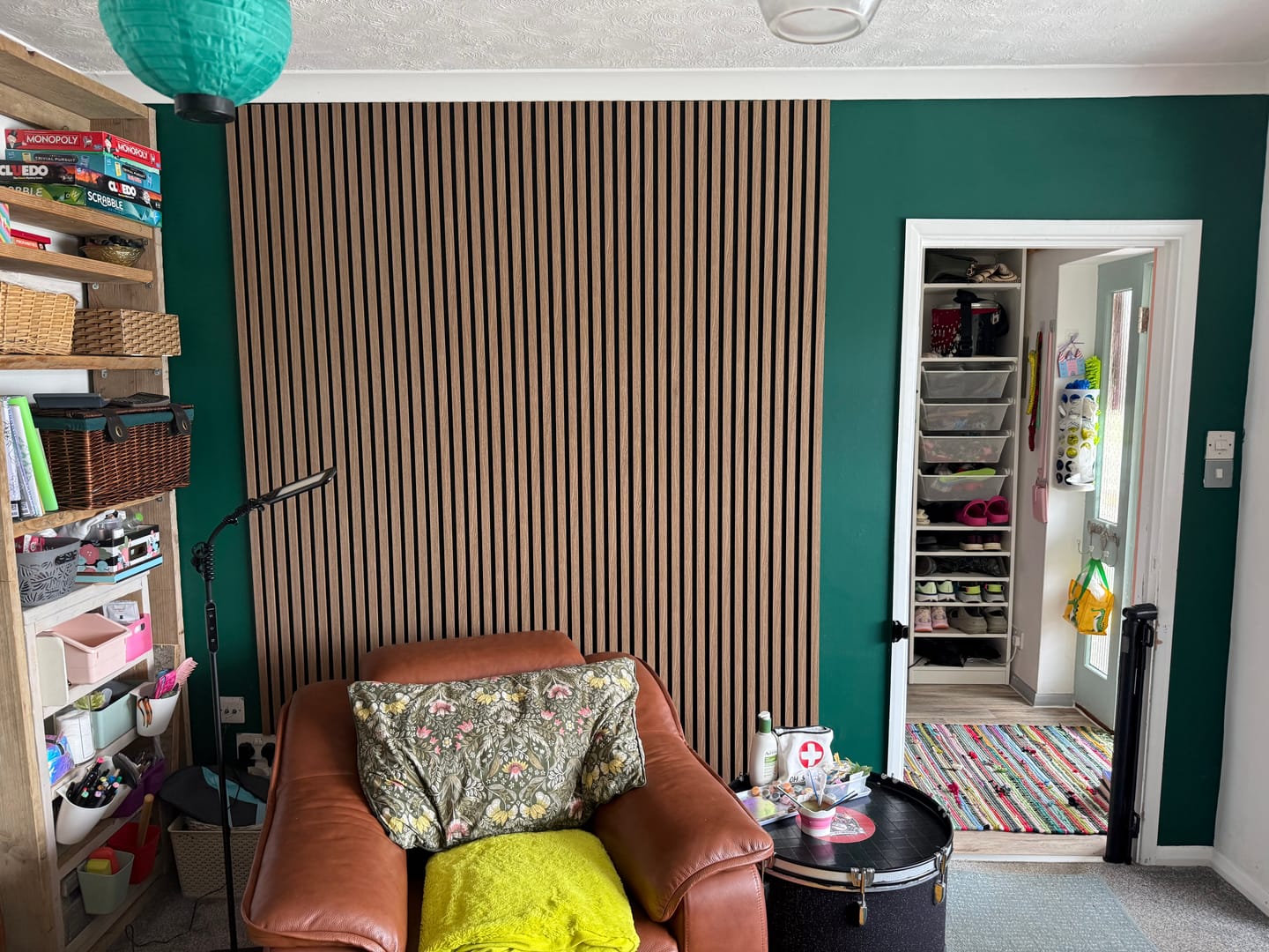 Customer photo review of Premium 3 Sided Wall Panels - 240cm x 60cm (Multiple Colours)