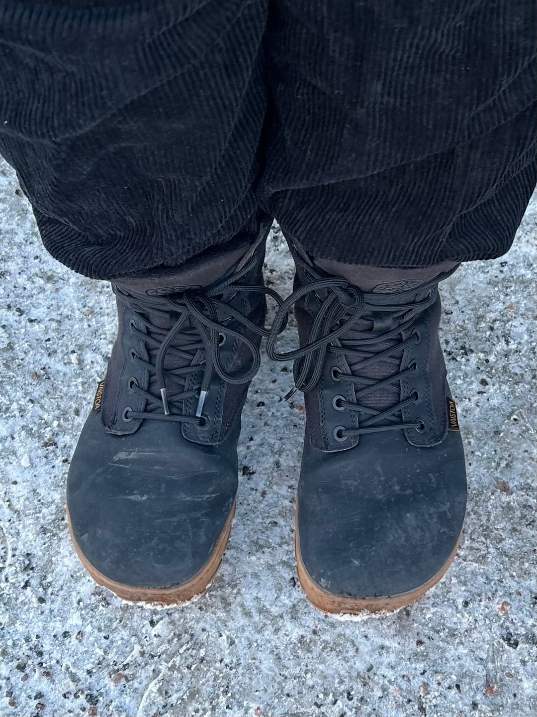 Customer photo review of Vaistoa Hurmos 2 | Casual Winter Barefoot Boots