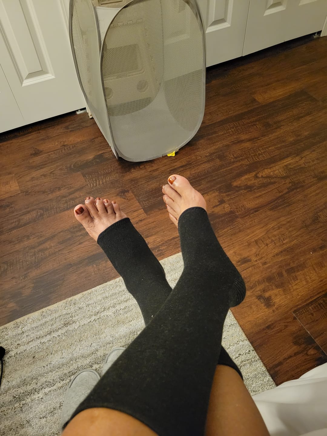 Customer photo review of Premium Anti-Fatigue Bamboo Footsleeves