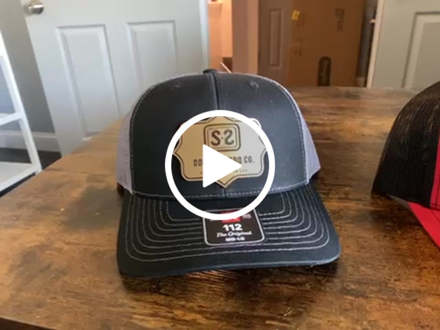 Customer video review of Premium Custom Leather Patch Hats (Wholesale)