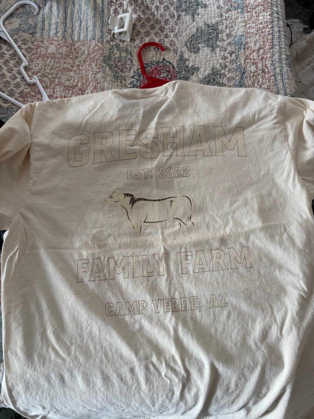 Customer photo review of CATTLE FARM CUSTOM SHIRT C17
