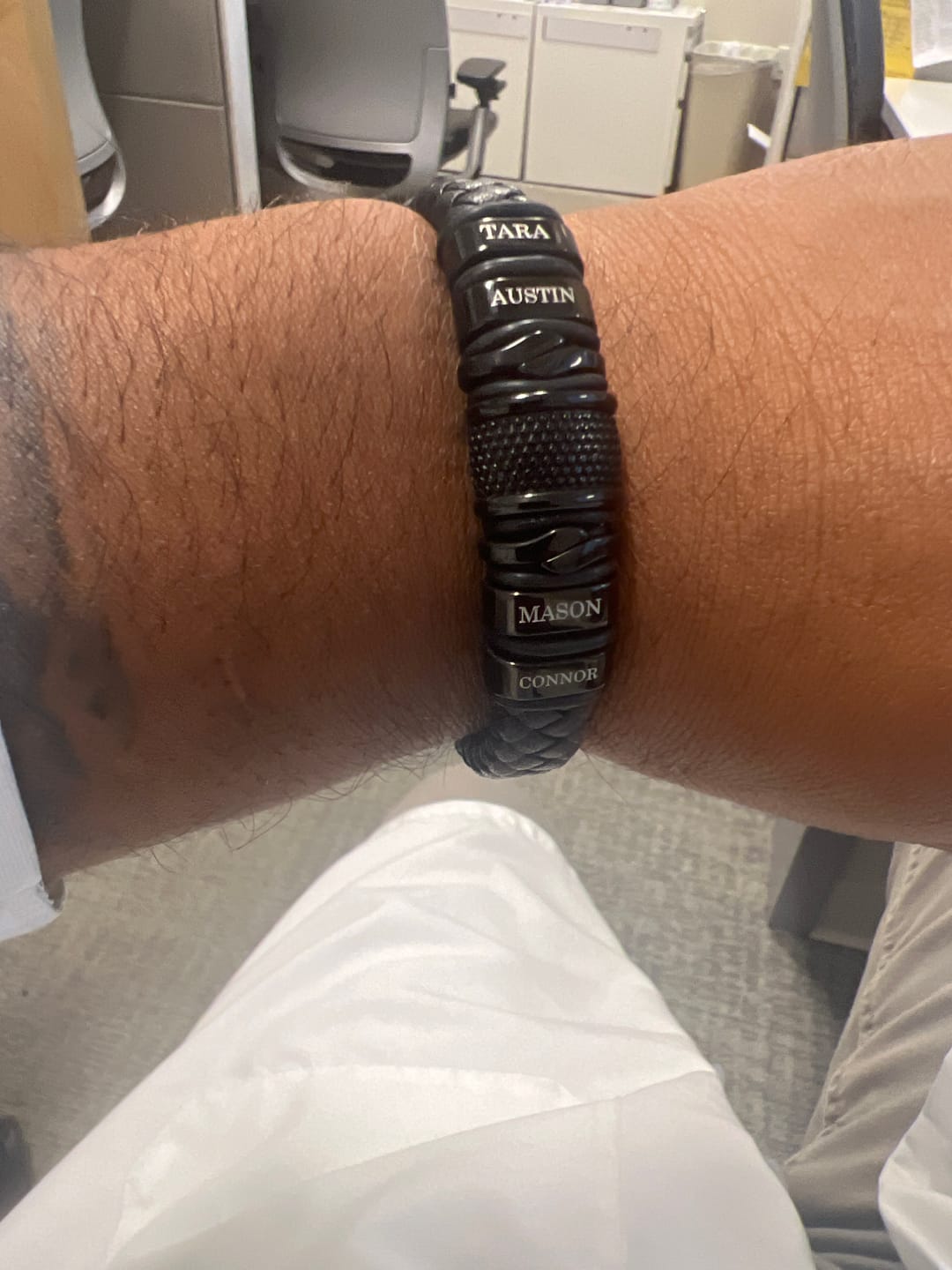 Customer photo review of Bracelet: Black