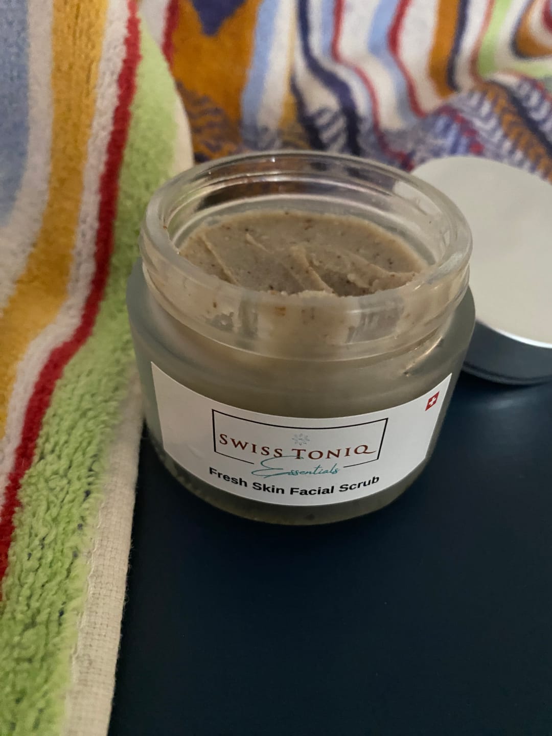 Customer photo review of Fresh Skin Facial Scrub