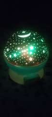 Customer photo review of Colour Changing Rotating Projection Night Lamp