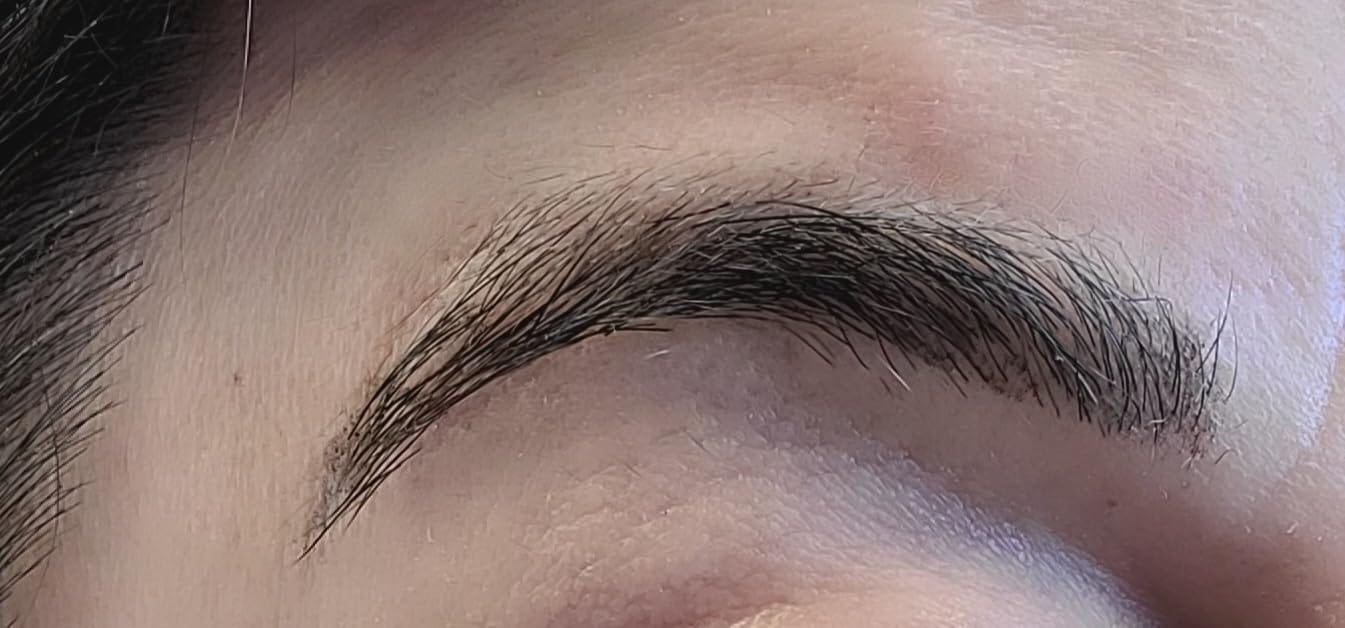Customer photo review of NYX Lift N Snatch Brow Tint Pen