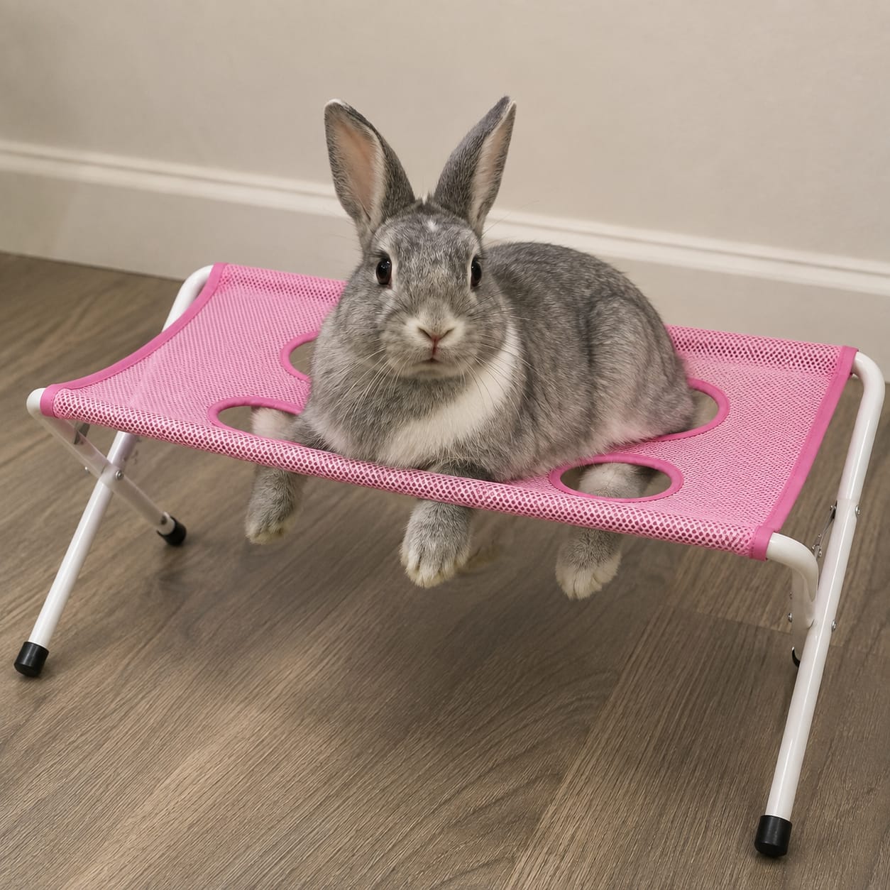 Customer photo review of Washpaws — Bunny Grooming & Care Chair