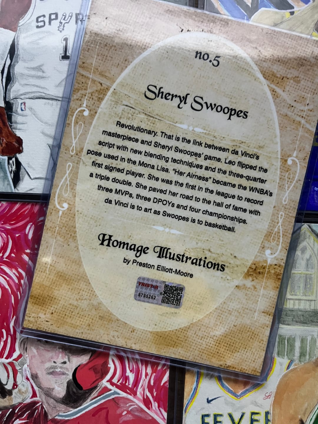 Customer photo review of Sheryl Swoopes Autograph Signing