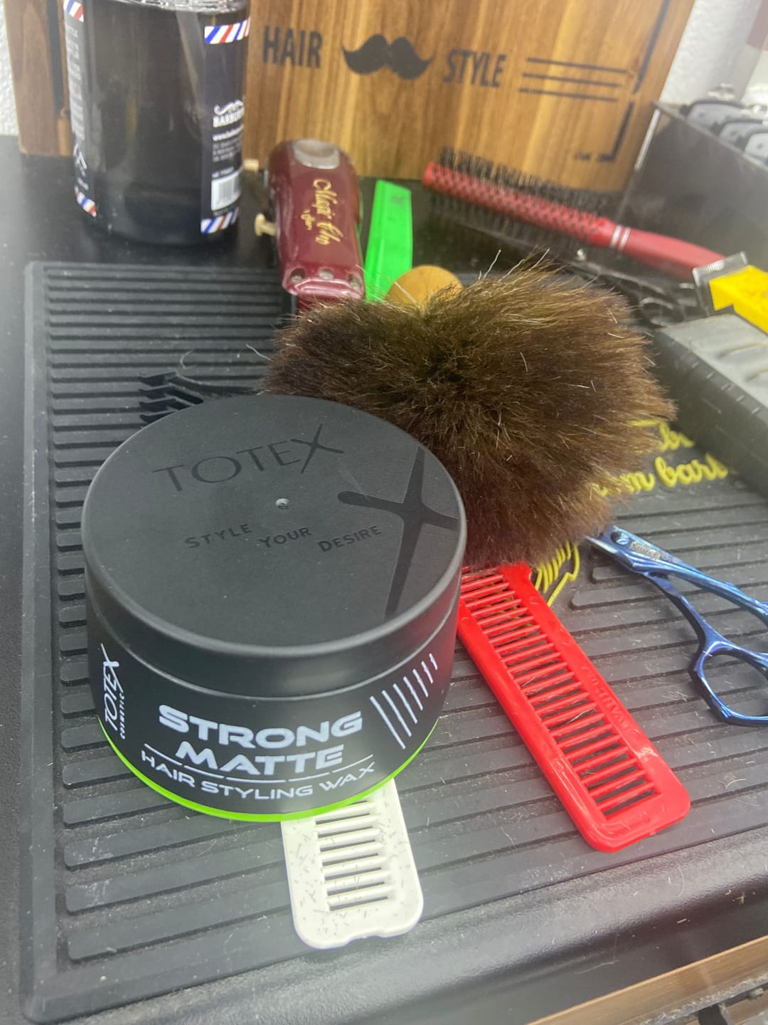 Customer photo review of Totex Haarstylingwax 150 ml (sterk mat)