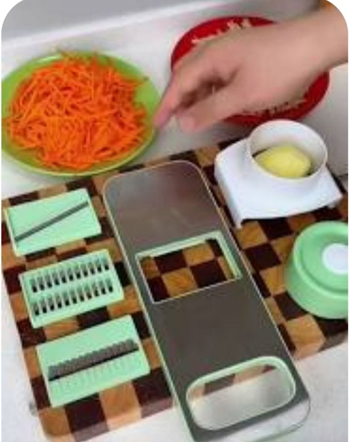 Customer photo review of 5 in 1 Vegetable Cutter and Slicer