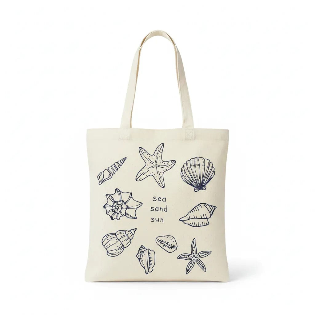Customer photo review of Wrapzy Sea Sand Sun Tote Bag
